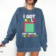 I Got Skills They'Re Multiplying Shirt Math Teacher Comfort Colors Sweatshirt Denim