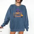 I Smell Children Wicked Cute Kindergarten Teacher Halloween Comfort Colors Sweatshirt Denim
