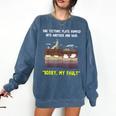 Sorry My Fault Earthquake Tectonic Plate Science Teacher Pun Comfort Colors Sweatshirt Denim Sorry My Fault Earthquake Tectonic Plate Science Teacher Pun Comfort Colors Sweatshirt Denim