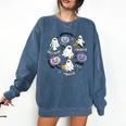 Special Education Teacher Halloween Pumpkin Ghost Inclusion Comfort Colors Sweatshirt Denim Special Education Teacher Halloween Pumpkin Ghost Inclusion Comfort Colors Sweatshirt Denim