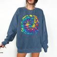 Special Education Teacher Sped Squad SPED Teacher Tie Dye Comfort Colors Sweatshirt Denim