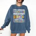 Special Educational Assistant And Sped Teacher Comfort Colors Sweatshirt Denim