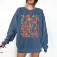 Sped Caffeinate Advocate Laminate Educate Teacher Men Women Kids Comfort Colors Sweatshirt Denim Sped Caffeinate Advocate Laminate Educate Teacher Men Women Kids Comfort Colors Sweatshirt Denim