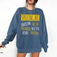 Spelling Bee Halloween Pun Costume Beekeeper Teacher Comfort Colors Sweatshirt Denim Spelling Bee Halloween Pun Costume Beekeeper Teacher Comfort Colors Sweatshirt Denim