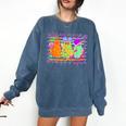 Spooky Teacher Halloween Ghost Fall Autumn Season Women Comfort Colors Sweatshirt Denim Spooky Teacher Halloween Ghost Fall Autumn Season Women Comfort Colors Sweatshirt Denim