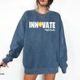 STEAM Teacher Back To School STEM Innovate Science For Men Women Kids Comfort Colors Sweatshirt Denim