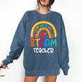 STEAM Teacher Squad Team Crew Back To School STEM Special Comfort Colors Sweatshirt Denim STEAM Teacher Squad Team Crew Back To School STEM Special Comfort Colors Sweatshirt Denim