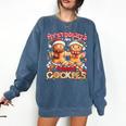 My Student Are Smart Cookies Pjs Christmas Xmas Teacher Comfort Colors Sweatshirt Denim My Student Are Smart Cookies Pjs Christmas Xmas Teacher Comfort Colors Sweatshirt Denim