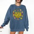 Superhero Teacher I Teach Super Heroes Comfort Colors Sweatshirt Denim Superhero Teacher I Teach Super Heroes Comfort Colors Sweatshirt Denim