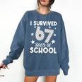 I Survived 67 Days Of School Teachers Students Comfort Colors Sweatshirt Denim I Survived 67 Days Of School Teachers Students Comfort Colors Sweatshirt Denim