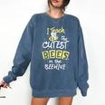I Teach The Cutest Bees In The Beehive Kindergarten Teacher Comfort Colors Sweatshirt Denim I Teach The Cutest Bees In The Beehive Kindergarten Teacher Comfort Colors Sweatshirt Denim