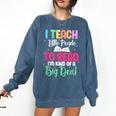 I Teach Little People To Read Reading Teacher For Men Women Girls Kids Comfort Colors Sweatshirt Denim I Teach Little People To Read Reading Teacher For Men Women Girls Kids Comfort Colors Sweatshirt Denim