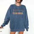 Teach Them Love Them Watch Them Grow Teacher Comfort Colors Sweatshirt Denim Teach Them Love Them Watch Them Grow Teacher Comfort Colors Sweatshirt Denim