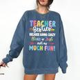 Teacher Besties Matching Teacher Besties Comfort Colors Sweatshirt Denim Teacher Besties Matching Teacher Besties Comfort Colors Sweatshirt Denim