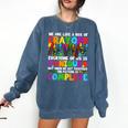 Teacher We Are Like A Box Of Crayons Back To School Comfort Colors Sweatshirt Denim Teacher We Are Like A Box Of Crayons Back To School Comfort Colors Sweatshirt Denim