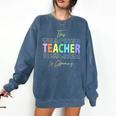 This Teacher Is Glowing Hello Summer End Of School Comfort Colors Sweatshirt Denim This Teacher Is Glowing Hello Summer End Of School Comfort Colors Sweatshirt Denim