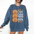 Teacher Halloween Tshirts I Teach The Cutest Pumpkins Comfort Colors Sweatshirt Denim Teacher Halloween Tshirts I Teach The Cutest Pumpkins Comfort Colors Sweatshirt Denim
