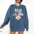 Teacher Library Read Book Club Piggie Elephant Pigeons Men Women Kids Comfort Colors Sweatshirt Denim Teacher Library Read Book Club Piggie Elephant Pigeons Men Women Kids Comfort Colors Sweatshirt Denim