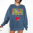 Teacher Pregnancy Announcement Clothing Expecting Teacher X-Small Comfort Colors Sweatshirt Denim Teacher Pregnancy Announcement Clothing Expecting Teacher X-Small Comfort Colors Sweatshirt Denim