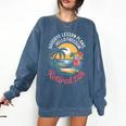 Teacher Retirement Shirts 2026 Goodbye Lesson Hello Freedom Comfort Colors Sweatshirt Denim