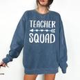 Teacher Squad Shirt Men Women Teacher Team Comfort Colors Sweatshirt Denim Teacher Squad Shirt Men Women Teacher Team Comfort Colors Sweatshirt Denim