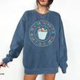 Teacher Supporter Bucket Filler Hero Comfort Colors Sweatshirt Denim
