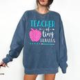Teacher Of Tiny Humans Preschool Pre K Kindergarten Teacher Comfort Colors Sweatshirt Denim Teacher Of Tiny Humans Preschool Pre K Kindergarten Teacher Comfort Colors Sweatshirt Denim