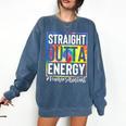 Teacher's Assistant Straight Outta Energy Teaching Tie Dye For Men Women Comfort Colors Sweatshirt Denim Teacher's Assistant Straight Outta Energy Teaching Tie Dye For Men Women Comfort Colors Sweatshirt Denim