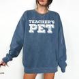 TEACHER'S PET You'Re My Favorite Do Me A Favor Comfort Colors Sweatshirt Denim
