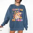 Teaching My Boos Ghost Halloween Costumes Teacher Men Women Comfort Colors Sweatshirt Denim Teaching My Boos Ghost Halloween Costumes Teacher Men Women Comfort Colors Sweatshirt Denim