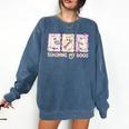 Teaching Is My Boos Teacher Ghost Halloween Women Girls Comfort Colors Sweatshirt Denim Teaching Is My Boos Teacher Ghost Halloween Women Girls Comfort Colors Sweatshirt Denim