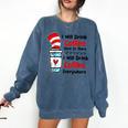 Teaching I Will Drink Coffee Here Or There Teacher Comfort Colors Sweatshirt Denim Teaching I Will Drink Coffee Here Or There Teacher Comfort Colors Sweatshirt Denim