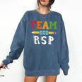 Team RSP RSP Teacher Kindergarten Teacher Comfort Colors Sweatshirt Denim Team RSP RSP Teacher Kindergarten Teacher Comfort Colors Sweatshirt Denim
