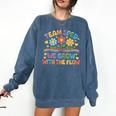 Team SPED We Grow With The Flow Special Ed Teacher Comfort Colors Sweatshirt Denim Team SPED We Grow With The Flow Special Ed Teacher Comfort Colors Sweatshirt Denim