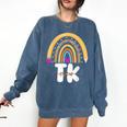 Team TK Transitional Kindergaten TK Crew Squad Teacher Kids Comfort Colors Sweatshirt Denim Team TK Transitional Kindergaten TK Crew Squad Teacher Kids Comfort Colors Sweatshirt Denim