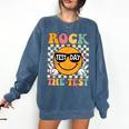 Test Day Rock The Test Teacher Testing Day You Got This Comfort Colors Sweatshirt Denim Test Day Rock The Test Teacher Testing Day You Got This Comfort Colors Sweatshirt Denim