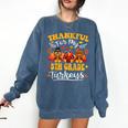 Thankful For My 5th Grade Turkeys Thanksgiving Teacher Fall Comfort Colors Sweatshirt Denim Thankful For My 5th Grade Turkeys Thanksgiving Teacher Fall Comfort Colors Sweatshirt Denim