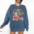 Thanksgiving Teacher Books Turkey Reading Book Comfort Colors Sweatshirt Denim