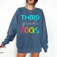 Third Grade Rocks Shirt Team 3rd Grade Teacher Comfort Colors Sweatshirt Denim Third Grade Rocks Shirt Team 3rd Grade Teacher Comfort Colors Sweatshirt Denim