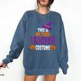 Tired Teacher Costume For Halloween Teachers Comfort Colors Sweatshirt Denim