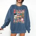 Tis The Season For Inclusion Christmas Sped Teacher Comfort Colors Sweatshirt Denim