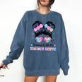 Twinning With My Teacher Bestie Twin Day Friends Teacher Comfort Colors Sweatshirt Denim Twinning With My Teacher Bestie Twin Day Friends Teacher Comfort Colors Sweatshirt Denim