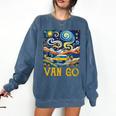 Van Go Vanlife Accessories Artist Art Teacher Comfort Colors Sweatshirt Denim Van Go Vanlife Accessories Artist Art Teacher Comfort Colors Sweatshirt Denim