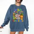 Wild About Teaching Safari Jungle School Teacher Comfort Colors Sweatshirt Denim Wild About Teaching Safari Jungle School Teacher Comfort Colors Sweatshirt Denim