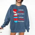 I Will Drink Coffee Here Or There Teacher Teaching Comfort Colors Sweatshirt Denim I Will Drink Coffee Here Or There Teacher Teaching Comfort Colors Sweatshirt Denim