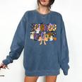 Women Spooky Science Teacher Halloween Science Stem Teacher Comfort Colors Sweatshirt Denim Women Spooky Science Teacher Halloween Science Stem Teacher Comfort Colors Sweatshirt Denim