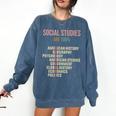 World History Classroom Social Studies History Teacher Comfort Colors Sweatshirt Denim World History Classroom Social Studies History Teacher Comfort Colors Sweatshirt Denim