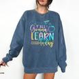 Y'All Gonna Learn Today Back To School Teacher Kids Comfort Colors Sweatshirt Denim Y'All Gonna Learn Today Back To School Teacher Kids Comfort Colors Sweatshirt Denim