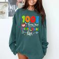 100 Days Of Living That 2nd Grade Life Boy Girl Teacher Comfort Colors Sweatshirt Blue Spruce 100 Days Of Living That 2nd Grade Life Boy Girl Teacher Comfort Colors Sweatshirt Blue Spruce