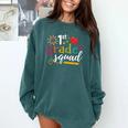 1st First Grade Squad Student Teacher Back To School Comfort Colors Sweatshirt Blue Spruce 1st First Grade Squad Student Teacher Back To School Comfort Colors Sweatshirt Blue Spruce